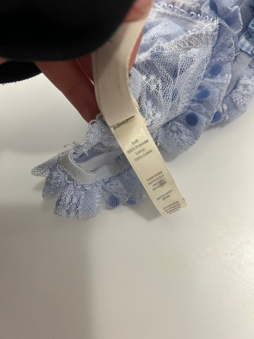 For bundles only - For love and lemons Harper ruffle tulle polka dot bralette XS - Picture 13 of 13